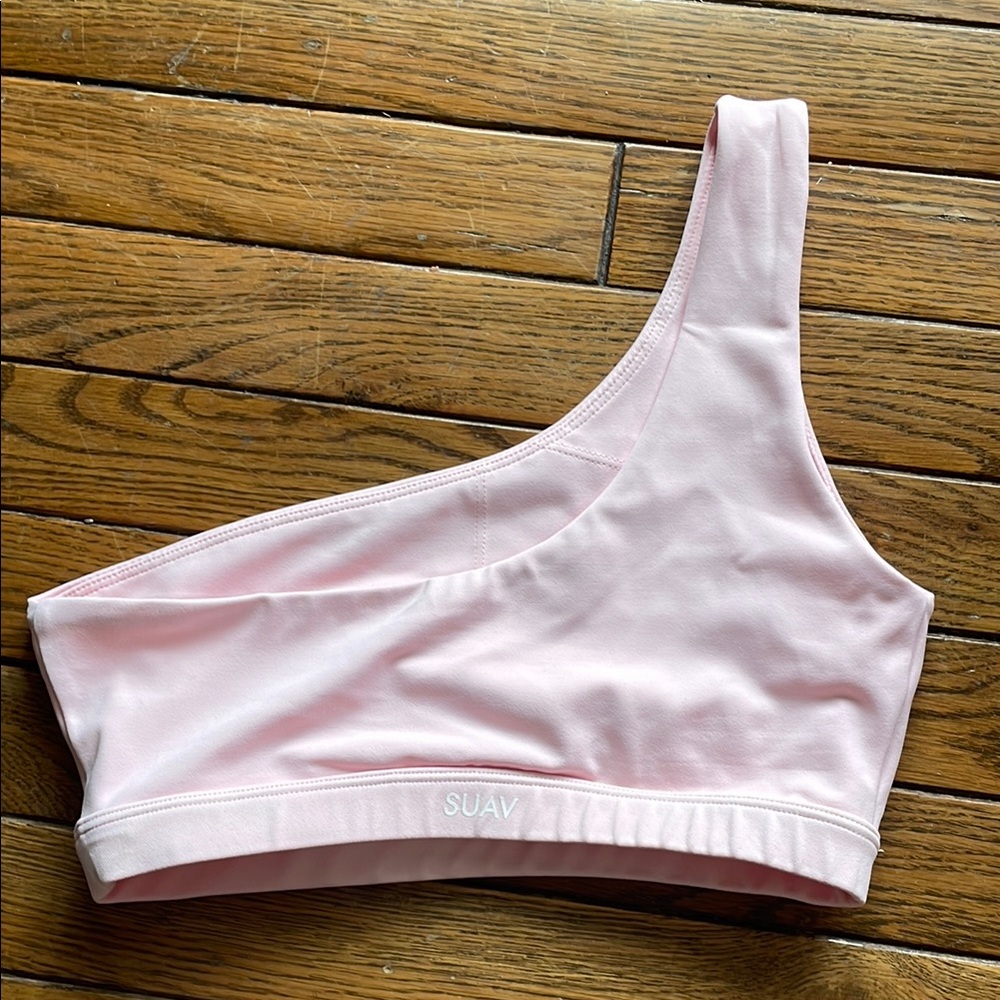 Pink Asymmetrical Women's Top